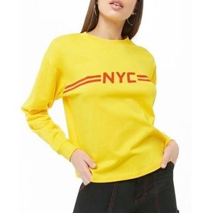 Forever 21 yellow NYC top ( Looks like Brandy)
